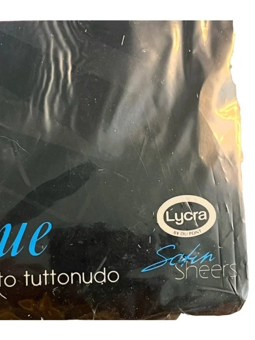 Omsa Magique Sheer Lycra Tights Gusset 10 Den Col. 9 Castoro Tg IV Long